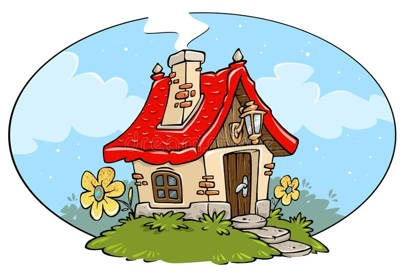 This image has an empty alt attribute; its file name is cartoon-cottage.png
